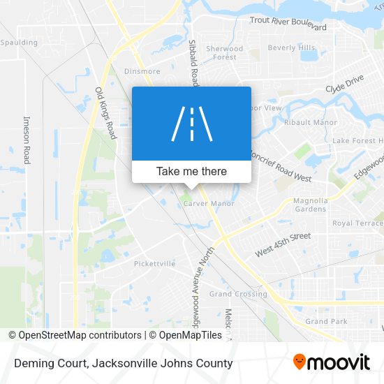 Deming Court map