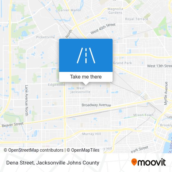 Dena Street map