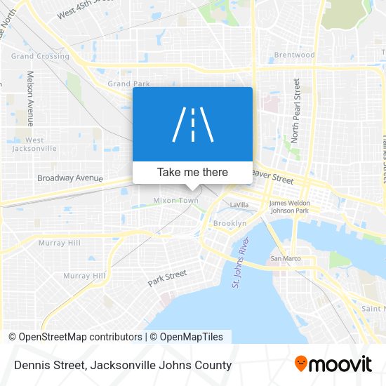 Dennis Street map