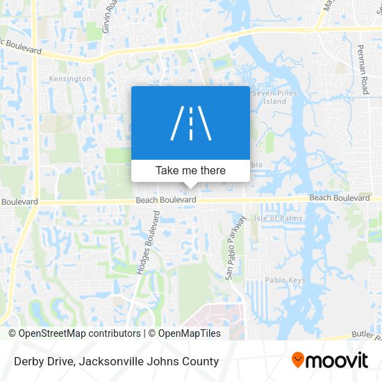 Derby Drive map