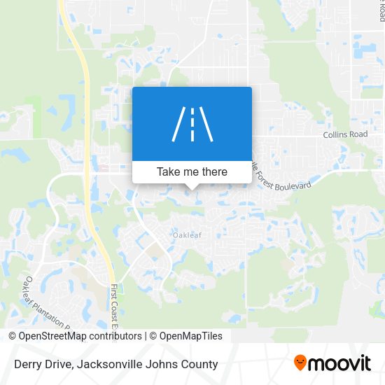 Mapa de Derry Drive