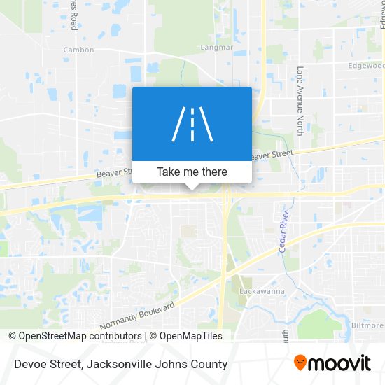 Mapa de Devoe Street
