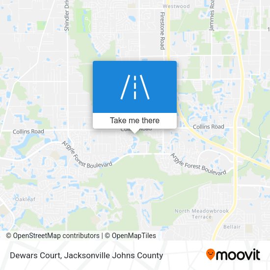Dewars Court map
