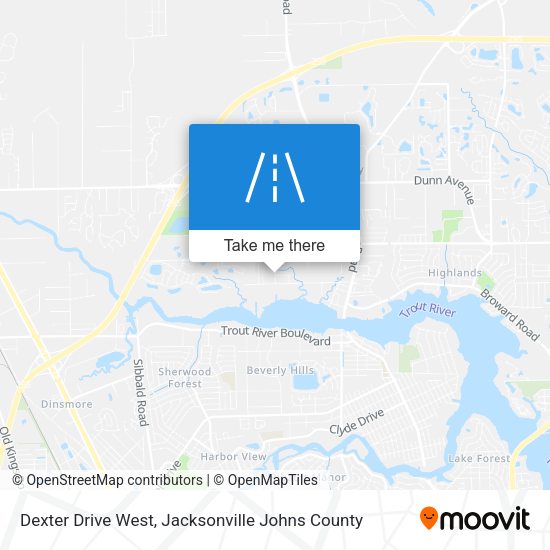 Dexter Drive West map