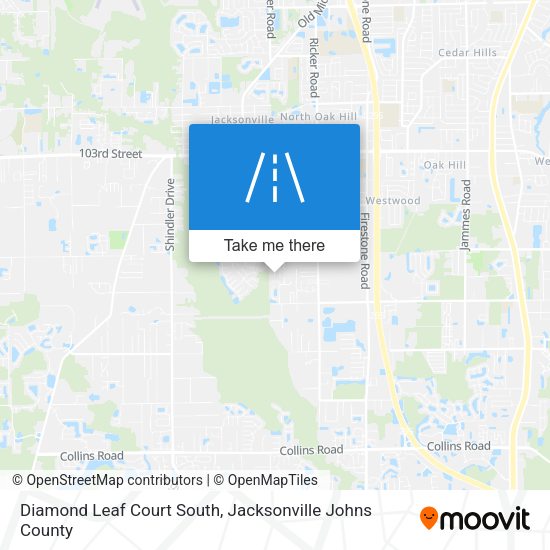 Diamond Leaf Court South map