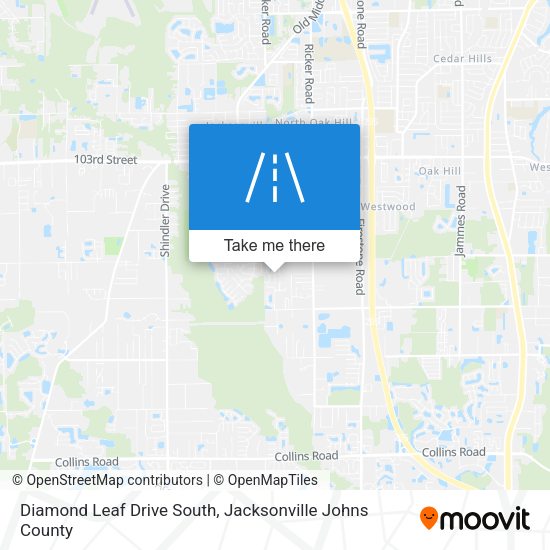 Diamond Leaf Drive South map