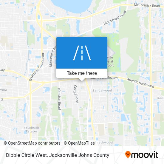 Dibble Circle West map