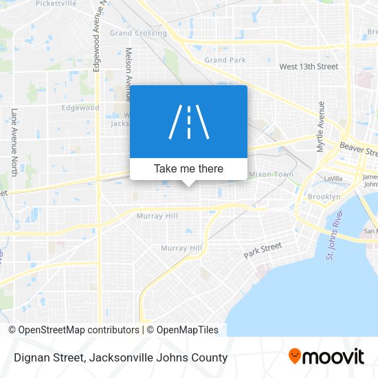 Dignan Street map