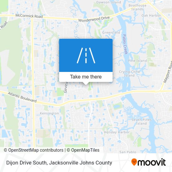 Dijon Drive South map