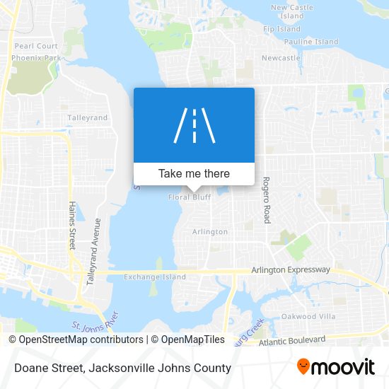 Doane Street map