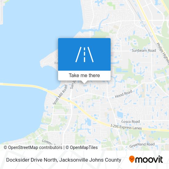 Docksider Drive North map