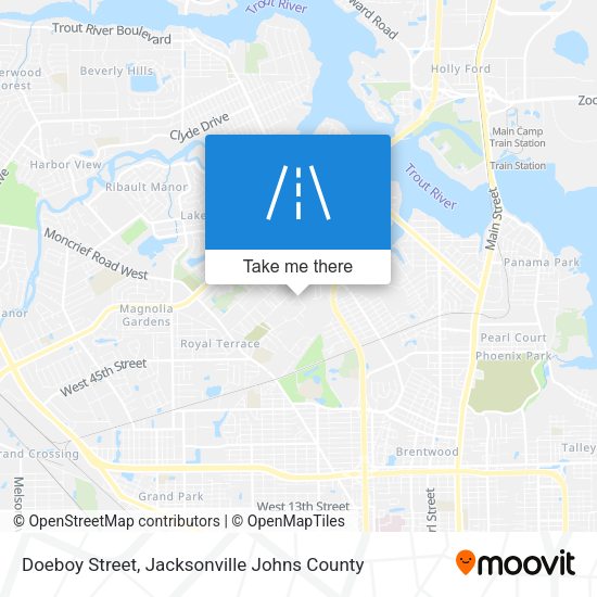 Doeboy Street map