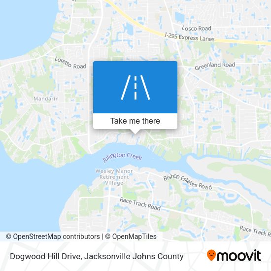 Dogwood Hill Drive map