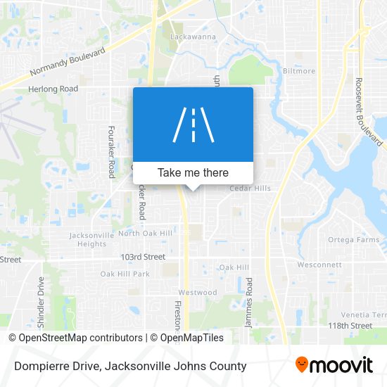 Dompierre Drive map