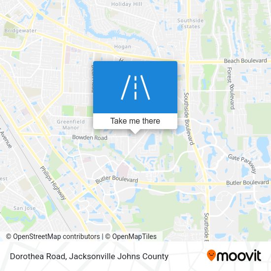 Dorothea Road map