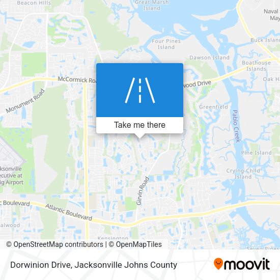 Mapa de Dorwinion Drive