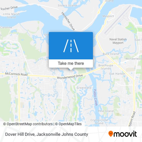 Dover Hill Drive map
