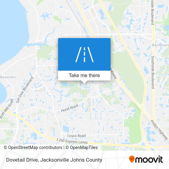Dovetail Drive map
