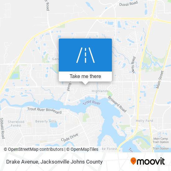 Drake Avenue map