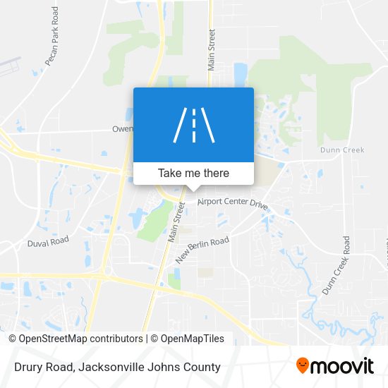 Drury Road map