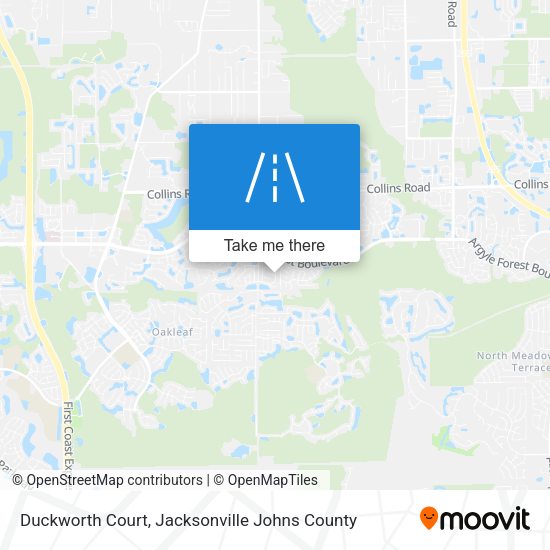 Mapa de Duckworth Court