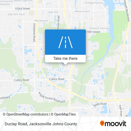 Duclay Road map
