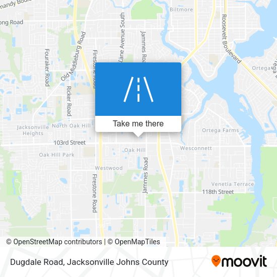 Dugdale Road map