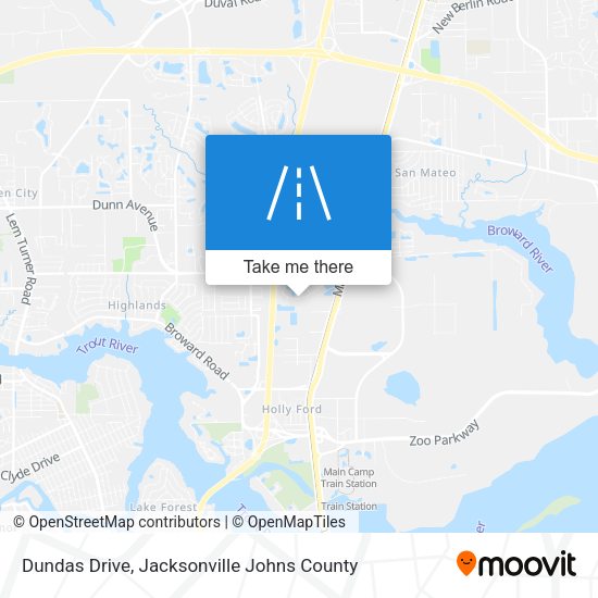 Dundas Drive map