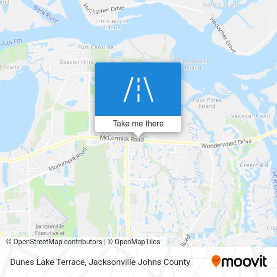 Dunes Lake Terrace map