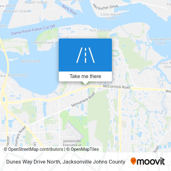 Mapa de Dunes Way Drive North