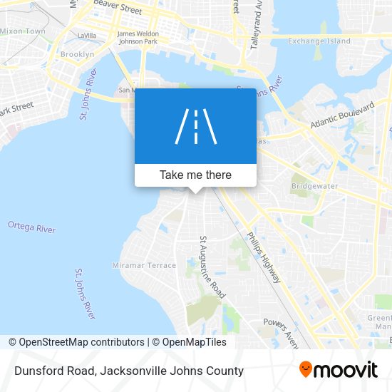 Dunsford Road map