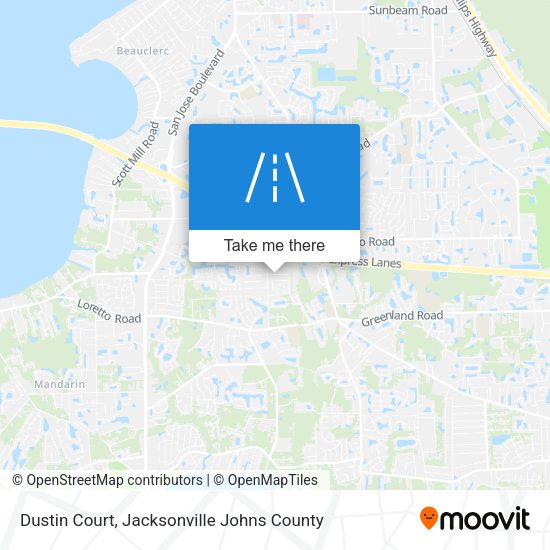 Dustin Court map