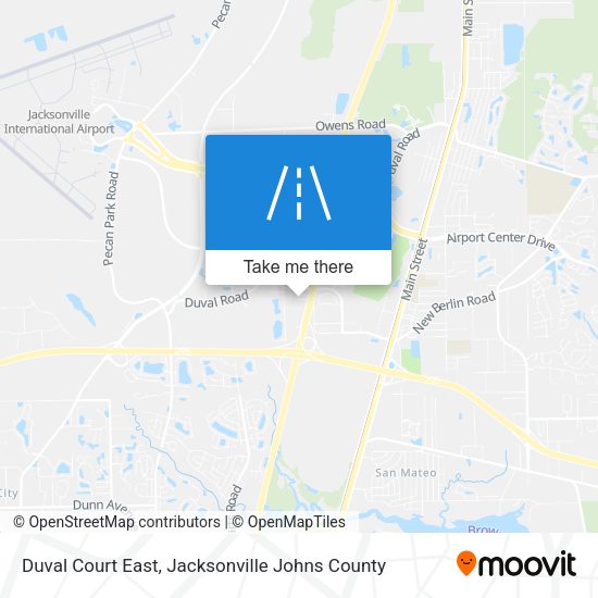 Duval Court East map