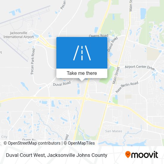 Duval Court West map