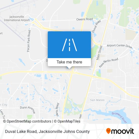 Duval Lake Road map
