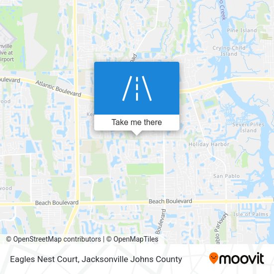 Eagles Nest Court map