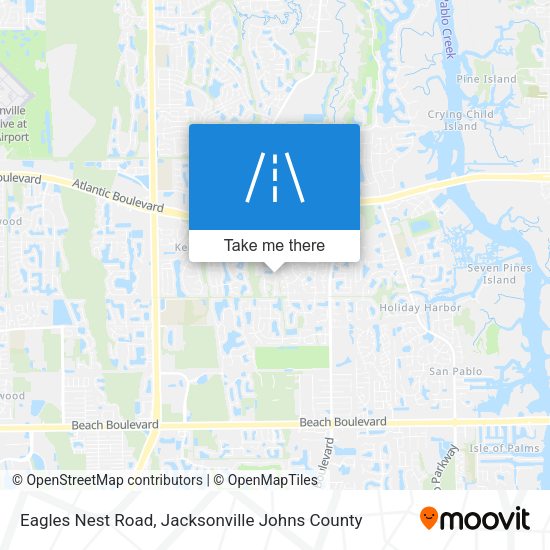 Eagles Nest Road map