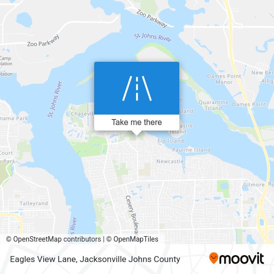 Eagles View Lane map