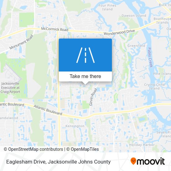 Eaglesham Drive map