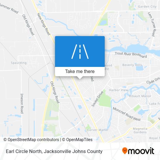 Earl Circle North map