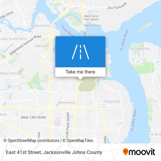 Mapa de East 41st Street