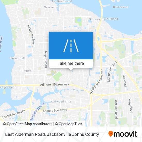 Mapa de East Alderman Road