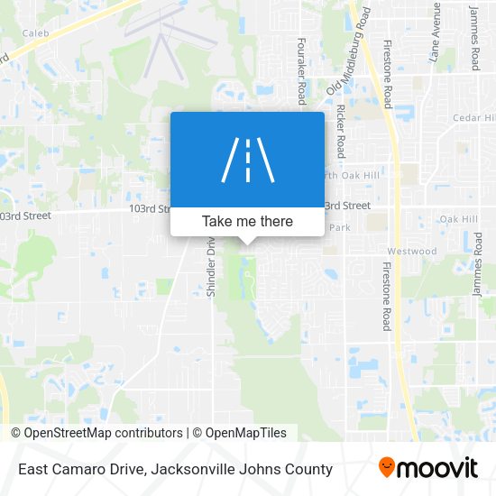 East Camaro Drive map