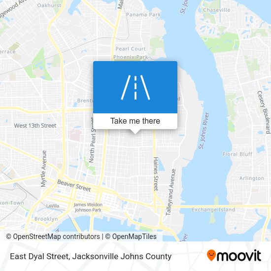 Mapa de East Dyal Street