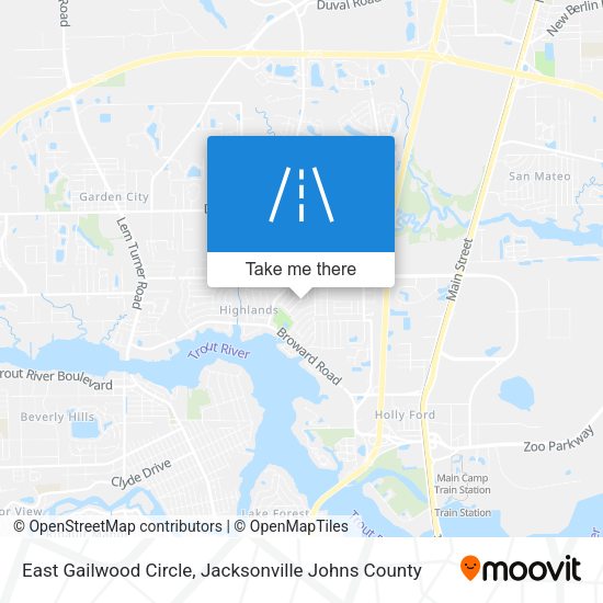 Mapa de East Gailwood Circle