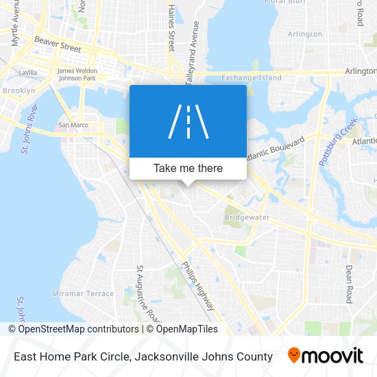 East Home Park Circle map