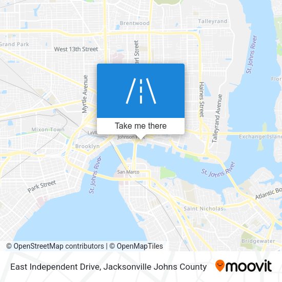 East Independent Drive map