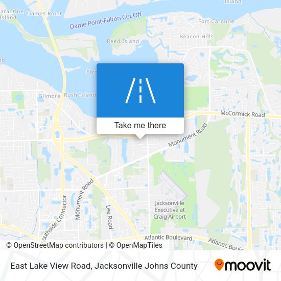 East Lake View Road map