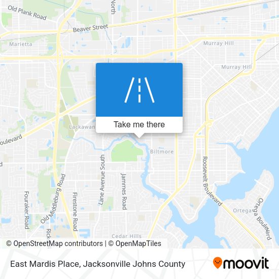 East Mardis Place map