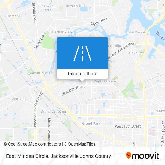 East Minosa Circle map